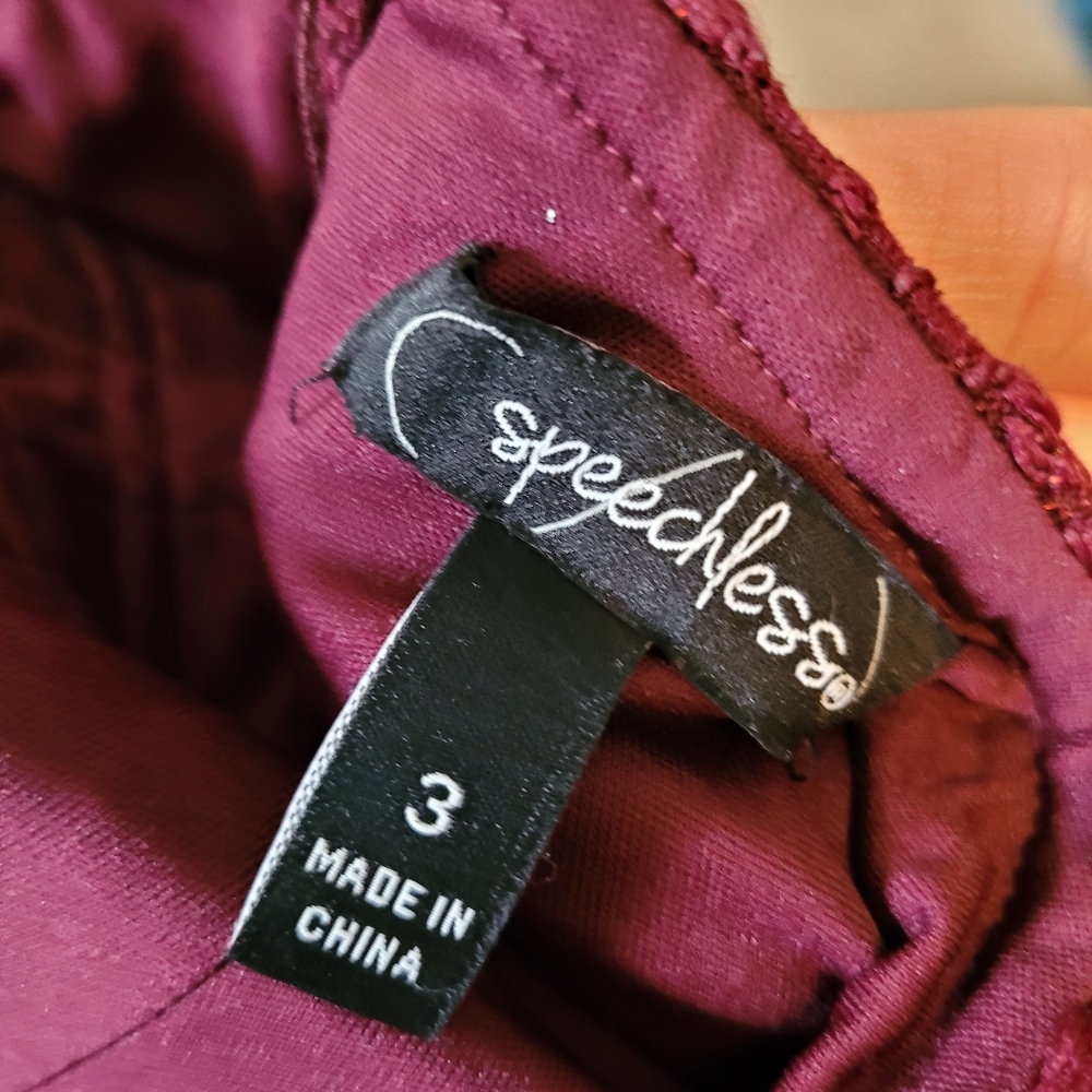 Size 3 Speechless Dress - Picture 3 of 3